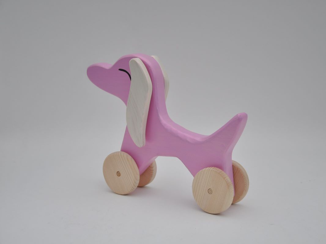 Dāvana draudzenei Business Lady Dog Gift interesantas dāvanas - Exclusive Pink and Blonde ikoniskās krāsās interjera rotaļlietas pirkt Barin.lv interneta veikalā